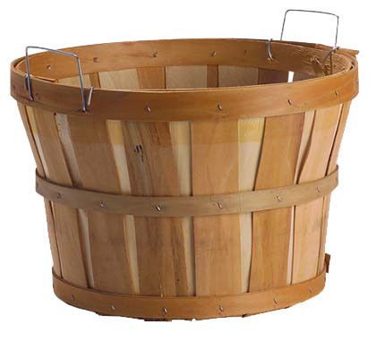 1/2 Bushel Wood Basket Natural - 12 per pack - Bushel Baskets